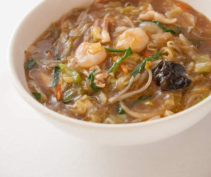 酸拉海鮮麺